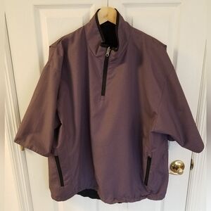 ZR Zero Restriction Waterproof Reversible Pullover Short Sleeve Jacket Size XL*